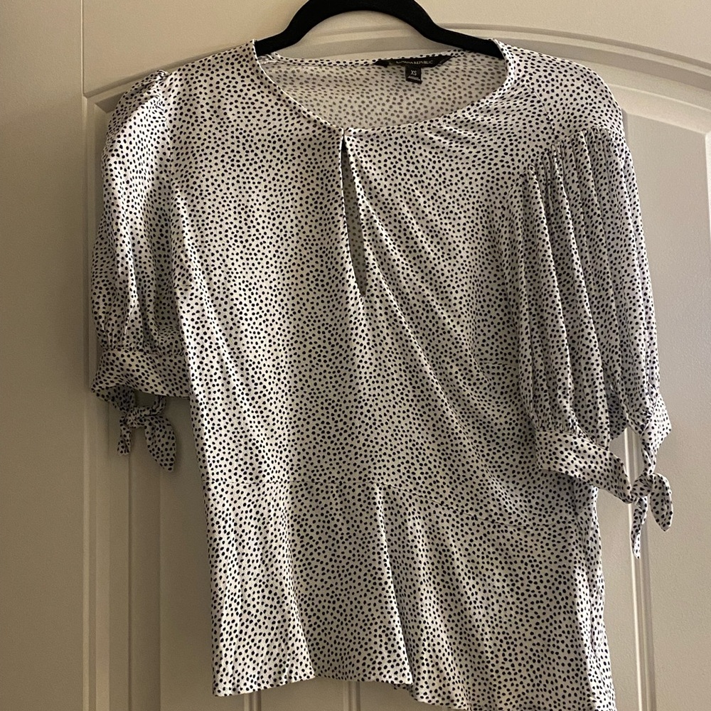Banana republic peplum shirt